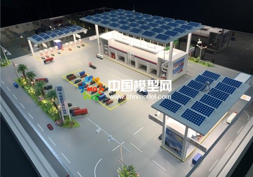 充氣站模型，充電站模型，能源站模型