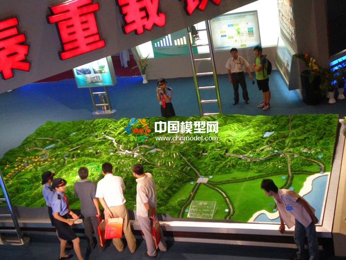 重載鐵路沙盤(pán)模型