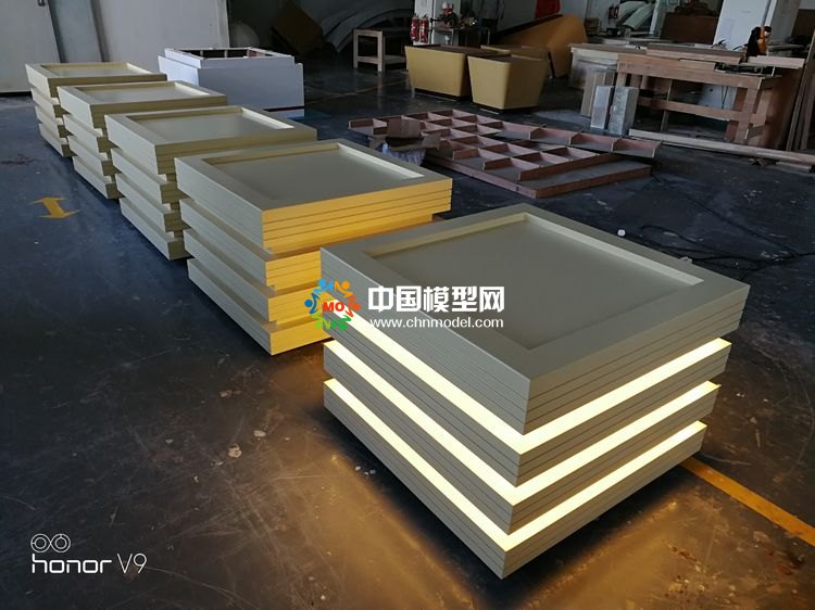 高檔樓盤模型底座，售樓部沙盤展臺（收藏）