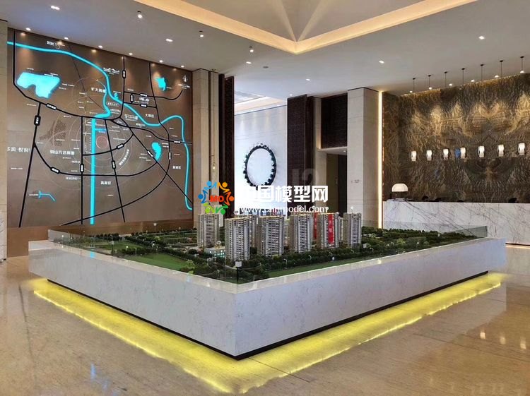 高檔樓盤模型底座，售樓部沙盤展臺（收藏）