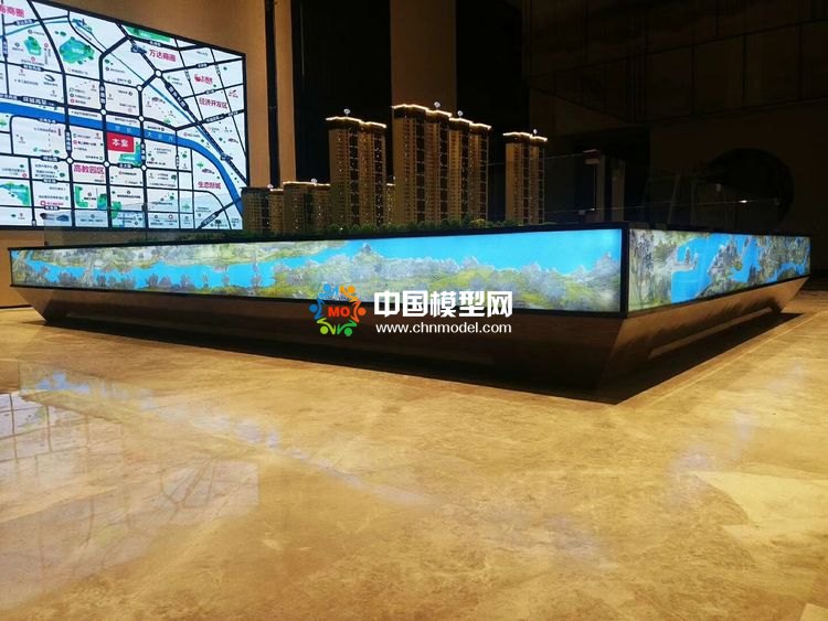 高檔樓盤模型底座，售樓部沙盤展臺（收藏）