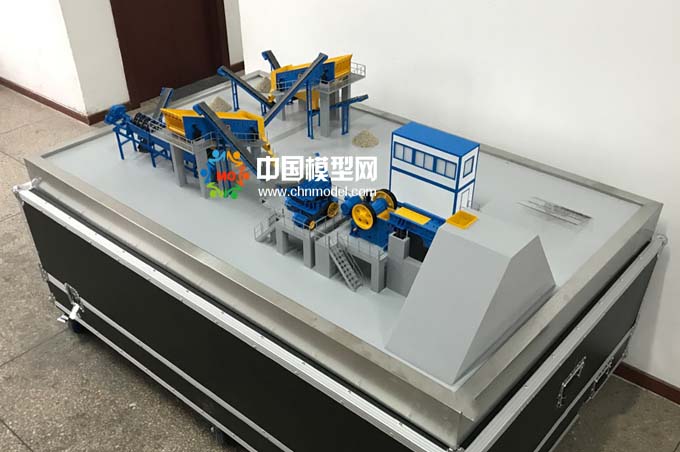 砂石生產線模型，碎石生產線模型