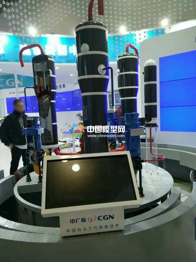 中國自主三代核電技術(shù)模型，突破核電裝備的自主化