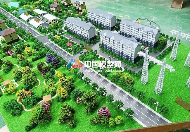 光伏電站應(yīng)用場(chǎng)景沙盤(pán)模型，太陽(yáng)能光伏屋頂發(fā)電沙盤(pán)模型