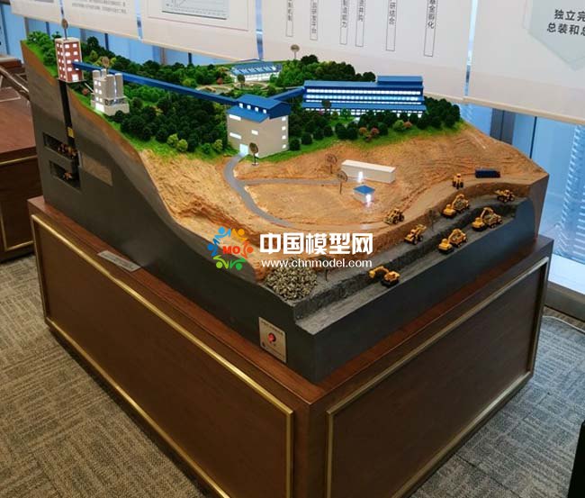 爆破應(yīng)用場(chǎng)景沙盤模型，民爆一體化解決方案