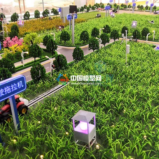 智慧農業(yè)管理平臺沙盤模型