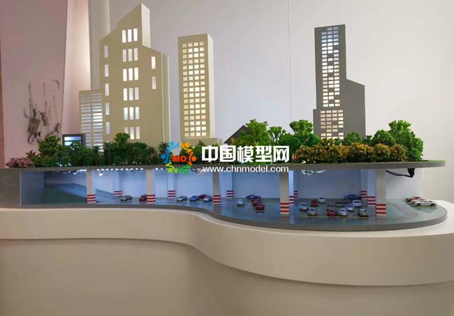 地下車庫(kù)潮濕解決方案沙盤模型