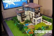 別墅模型主要突出環(huán)境觀，建筑按部就班即可