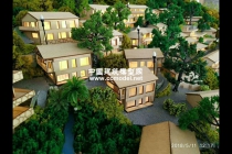 鄉(xiāng)伴攬樹山房建筑模型，展示沙盤模型