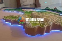 中國長(zhǎng)城分布示意沙盤模型