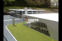 汽車展館沙盤模型，汽車展廳4S店沙盤模型