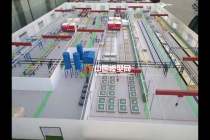 混凝土預(yù)制件生產(chǎn)線沙盤模型， 裝配式建筑沙盤模型