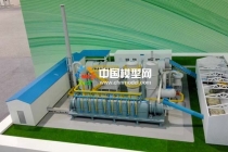 污染土壤修復沙盤模型，污泥處理模型