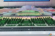 通過(guò)沙盤模型看京張高鐵線工程，預(yù)計(jì)2019年底建成通車